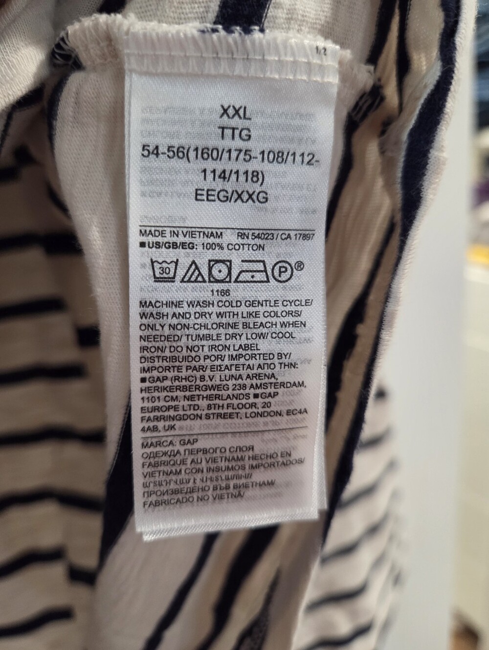 Organic Cotton Slub Long Sleeve T-Shirt - Picture 3 of 4